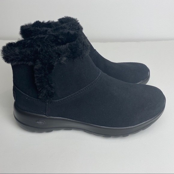 NEW Skechers On-The-go Joy-Bundle Up Boot Blk 5.5 - Picture 6 of 11